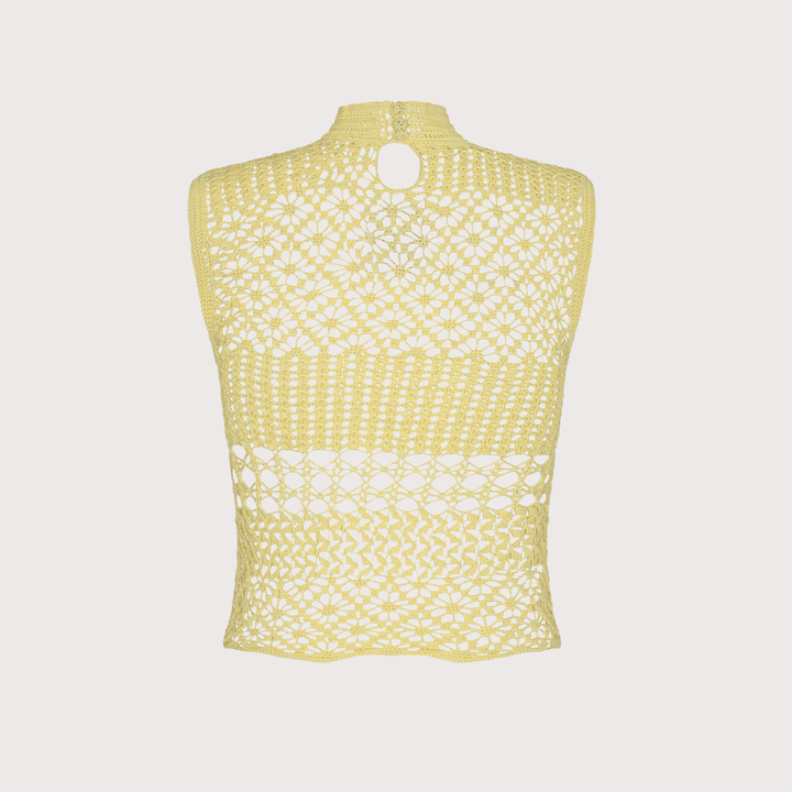 Apyu Top - Yellow by The Sake Project at White Label Project