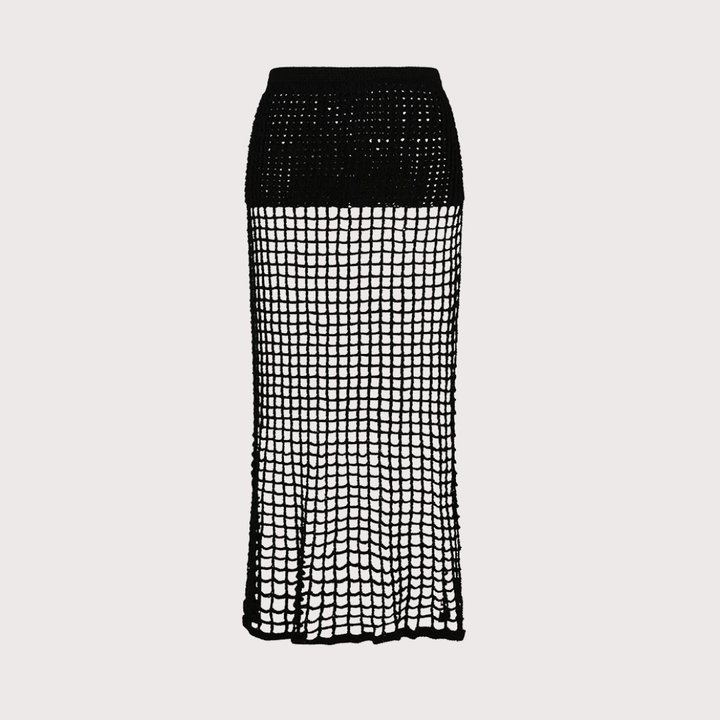Estela Skirt - Black by The Sake Project at White Label Project
