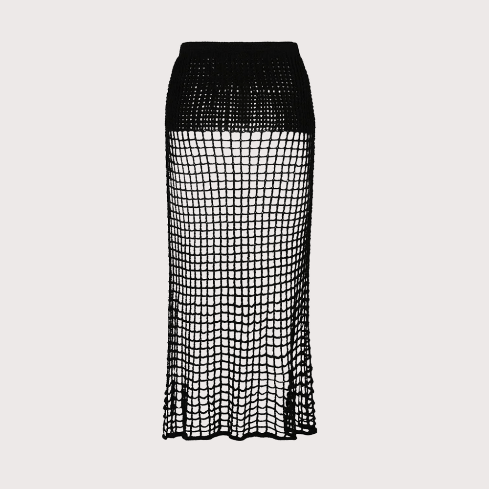 Estela Skirt - Black by The Sake Project at White Label Project