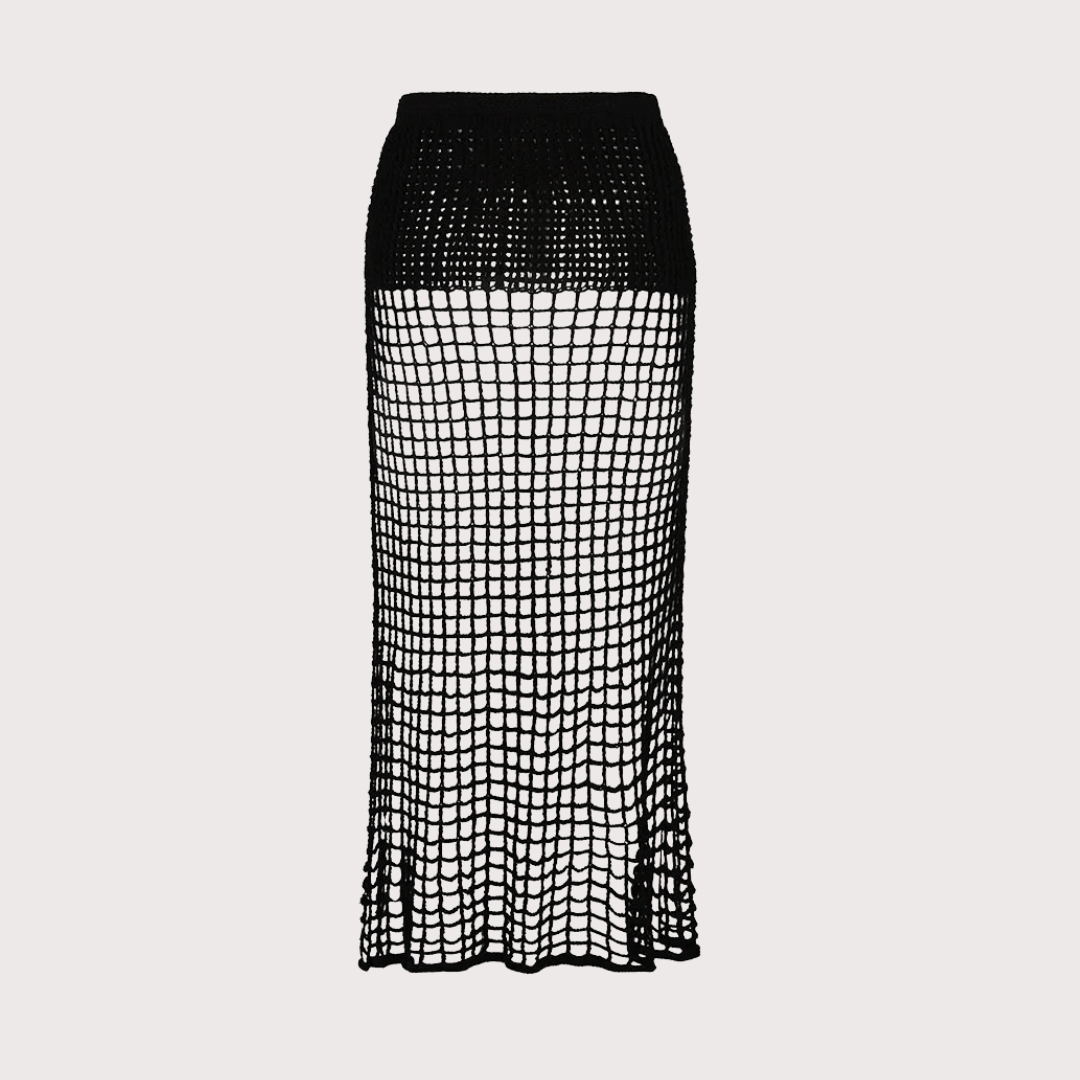 Estela Skirt - Black by The Sake Project at White Label Project