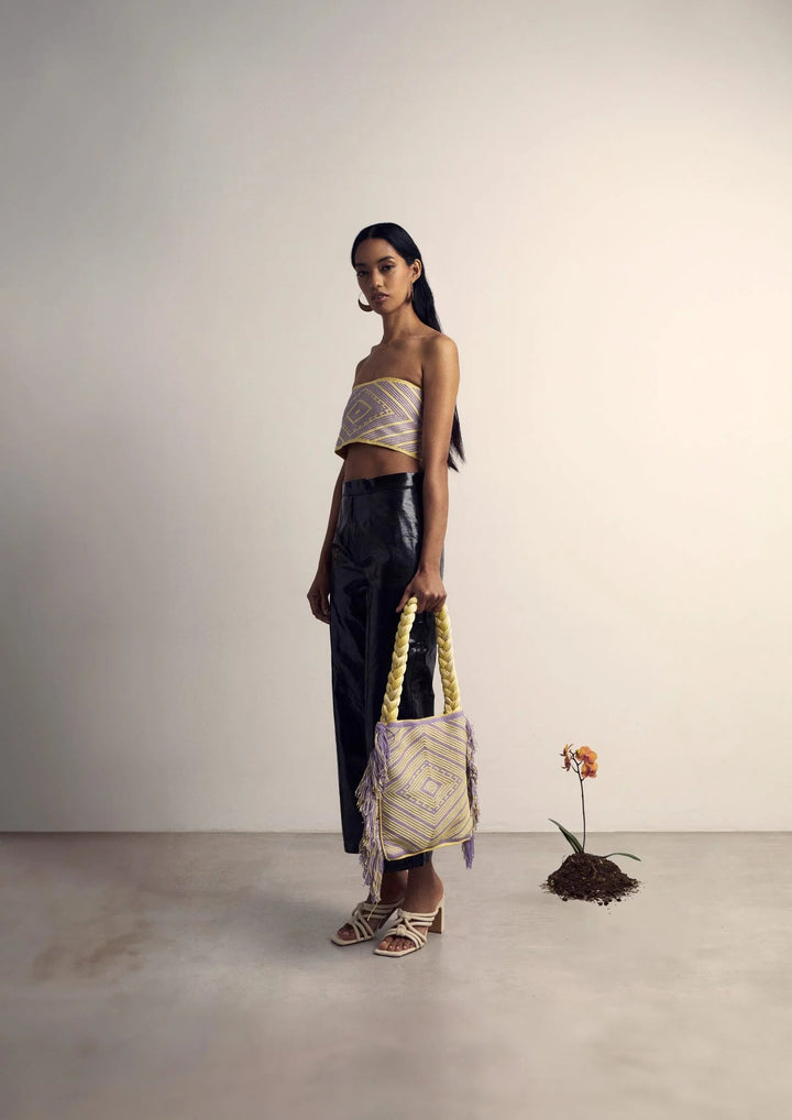 Hortencia - Yellow & Lavender by The Sake Project at White Label Project