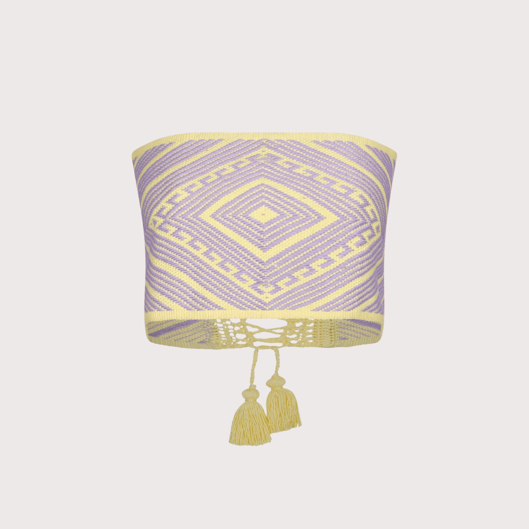 Hortencia - Yellow & Lavender by The Sake Project at White Label Project