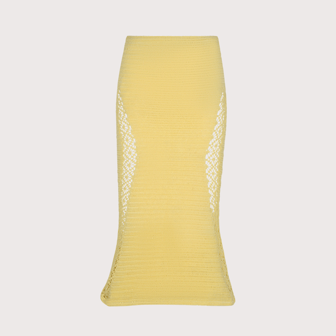 Manchachi Skirt - Yellow by The Sake Project at White Label Project