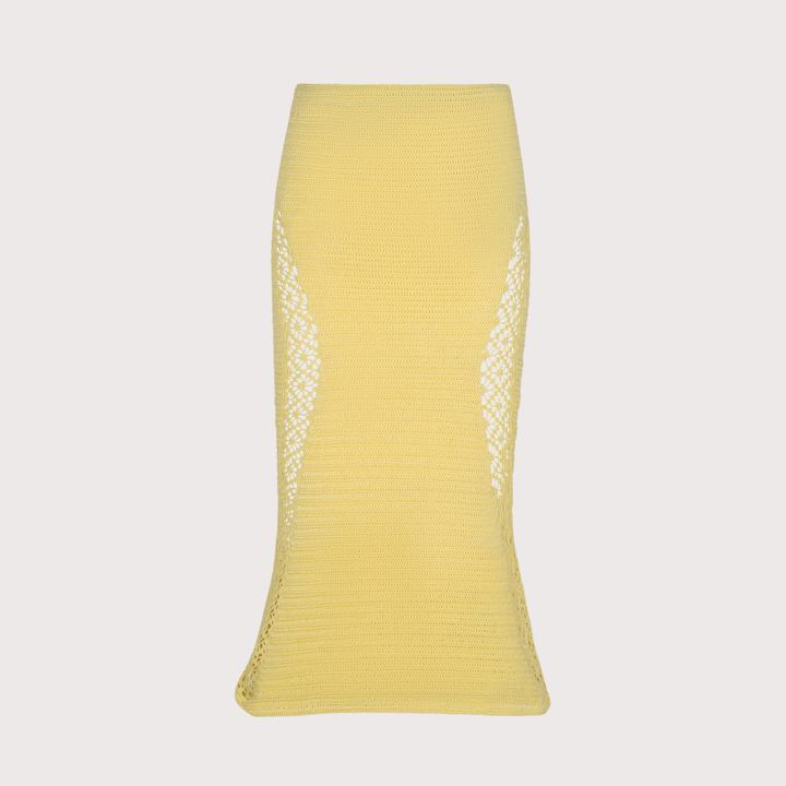 Manchachi Skirt - Yellow by The Sake Project at White Label Project