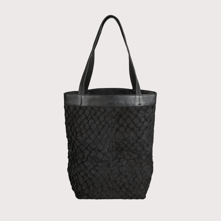 Mango Paiche Tote Bag by The Sake Project at White Label Project