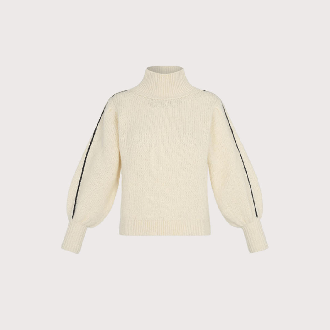 Tawa Sweater - Ecru by The Sake Project at White Label Project
