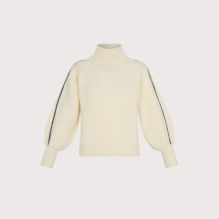 Tawa Sweater - Ecru by The Sake Project at White Label Project