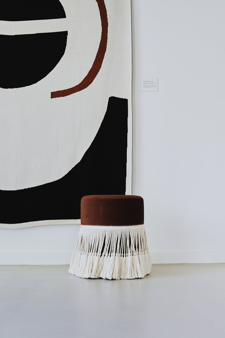 Magkabe Ottoman - Brown by The Urbanative at White Label Project
