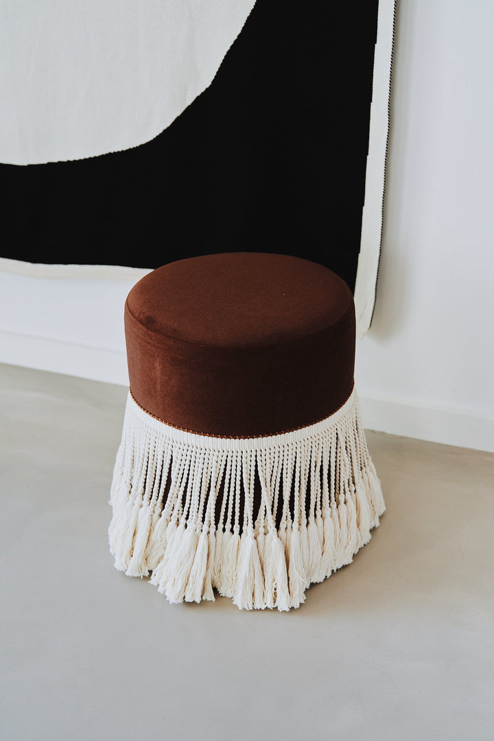 Magkabe Ottoman - Brown by The Urbanative at White Label Project