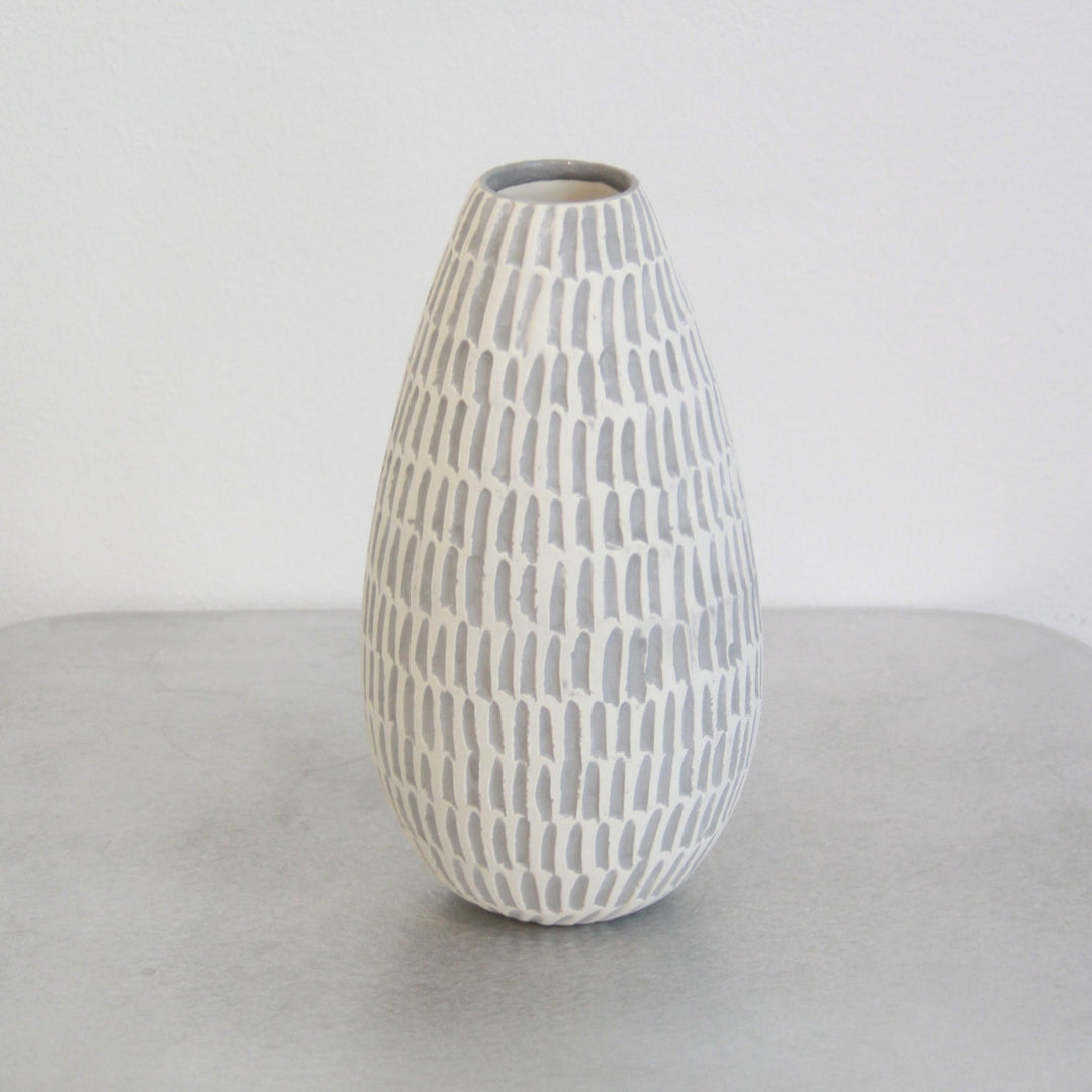 Lund Vase - Grey by Topis Ceramica at White Label Project