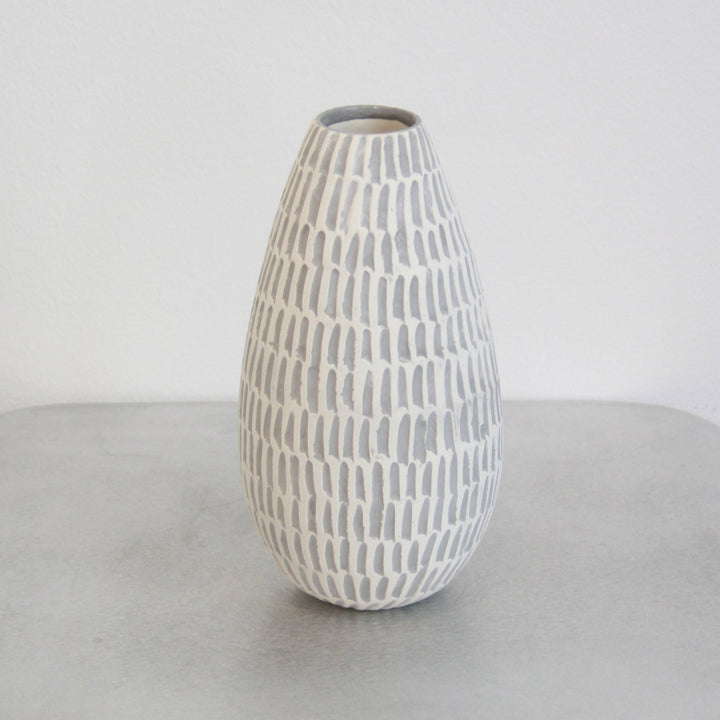 Lund Vase - Grey by Topis Ceramica at White Label Project