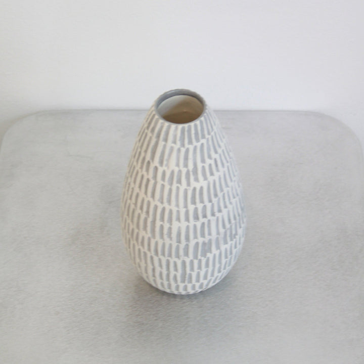 Lund Vase - Grey by Topis Ceramica at White Label Project