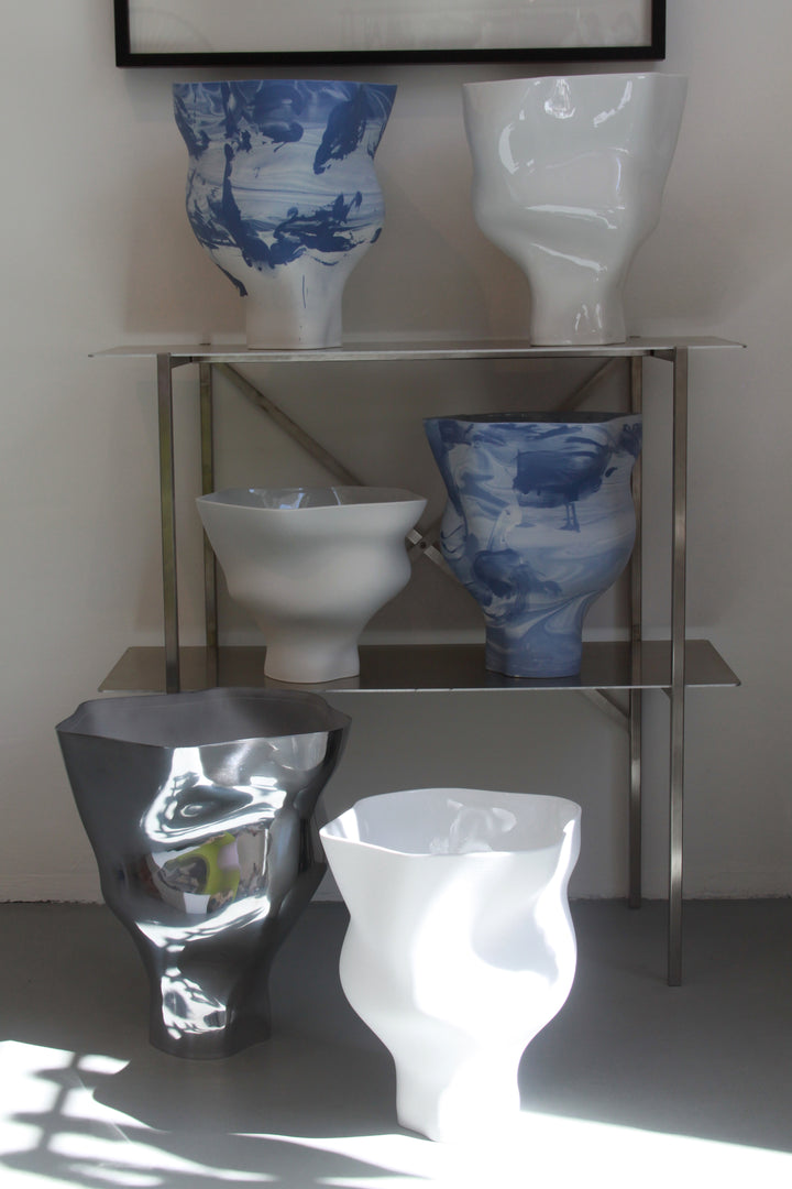 Memories of a Glacier Vase N°2 - Matt White