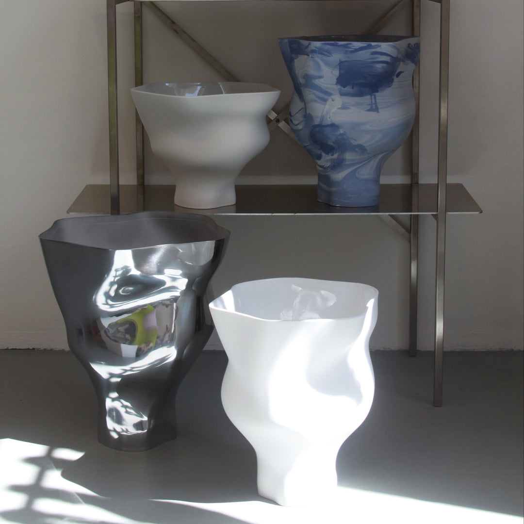 Memories of a Glacier Vase - Blue