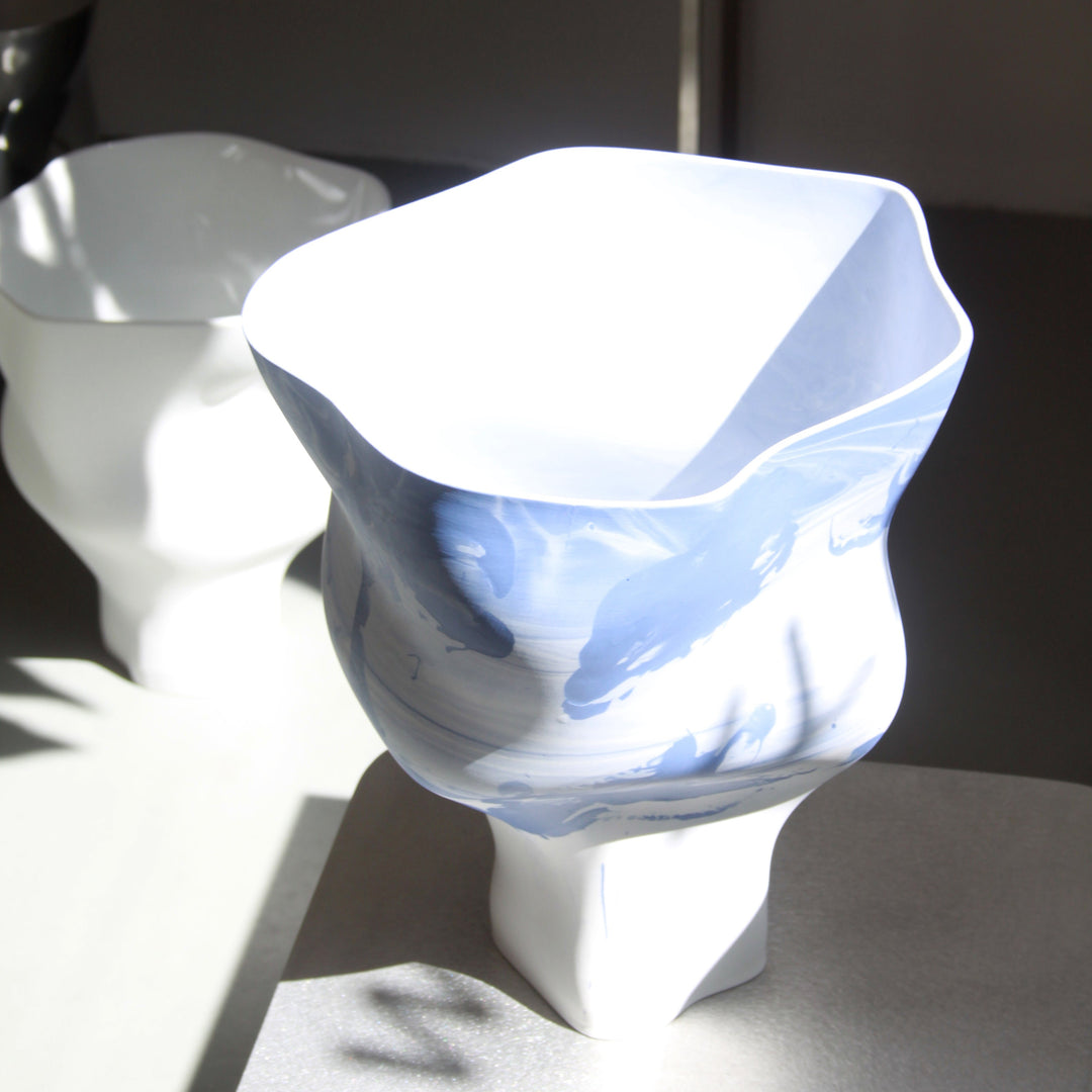 Memories of a Glacier Vase - Blue