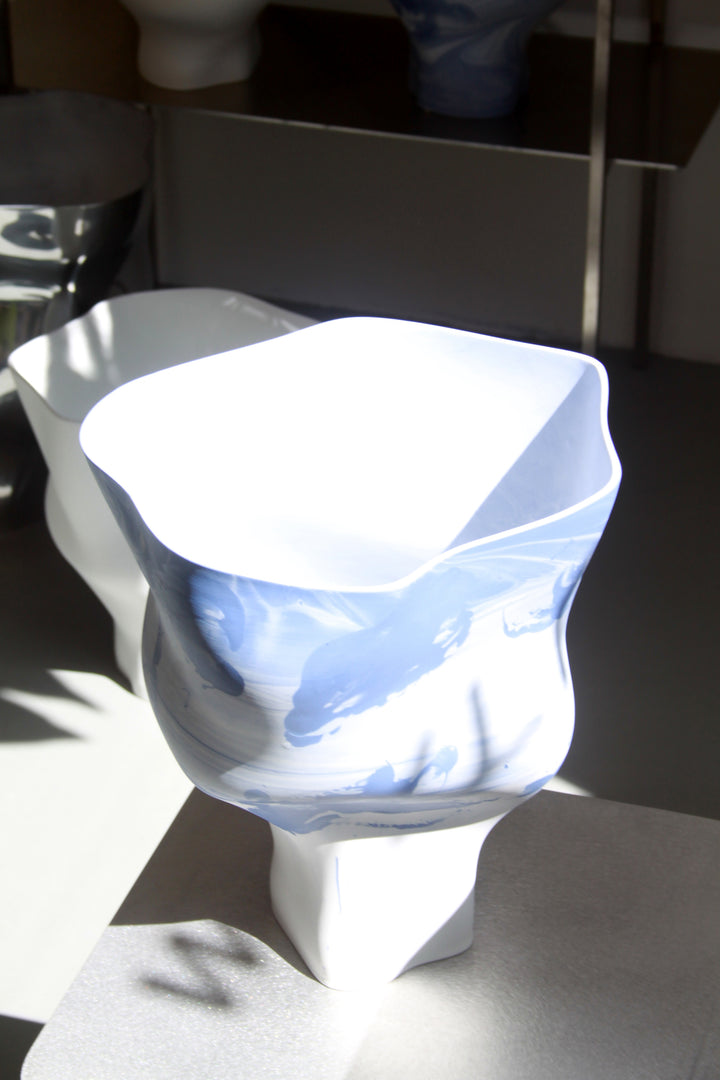 Memories of a Glacier Vase - Blue