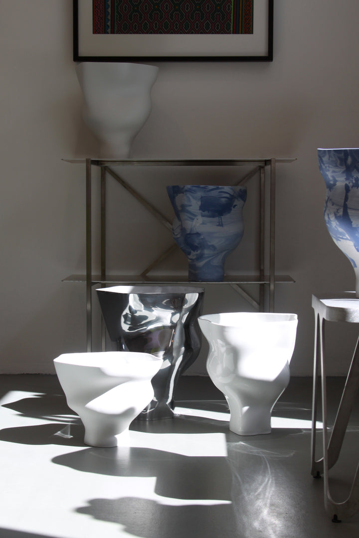 Memories of a Glacier Vase N°2 - Matt White