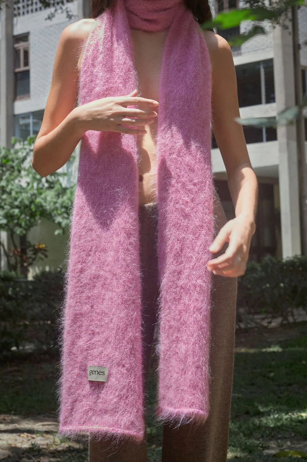 Agnes Scarf - Pink by White Label Project at White Label Project