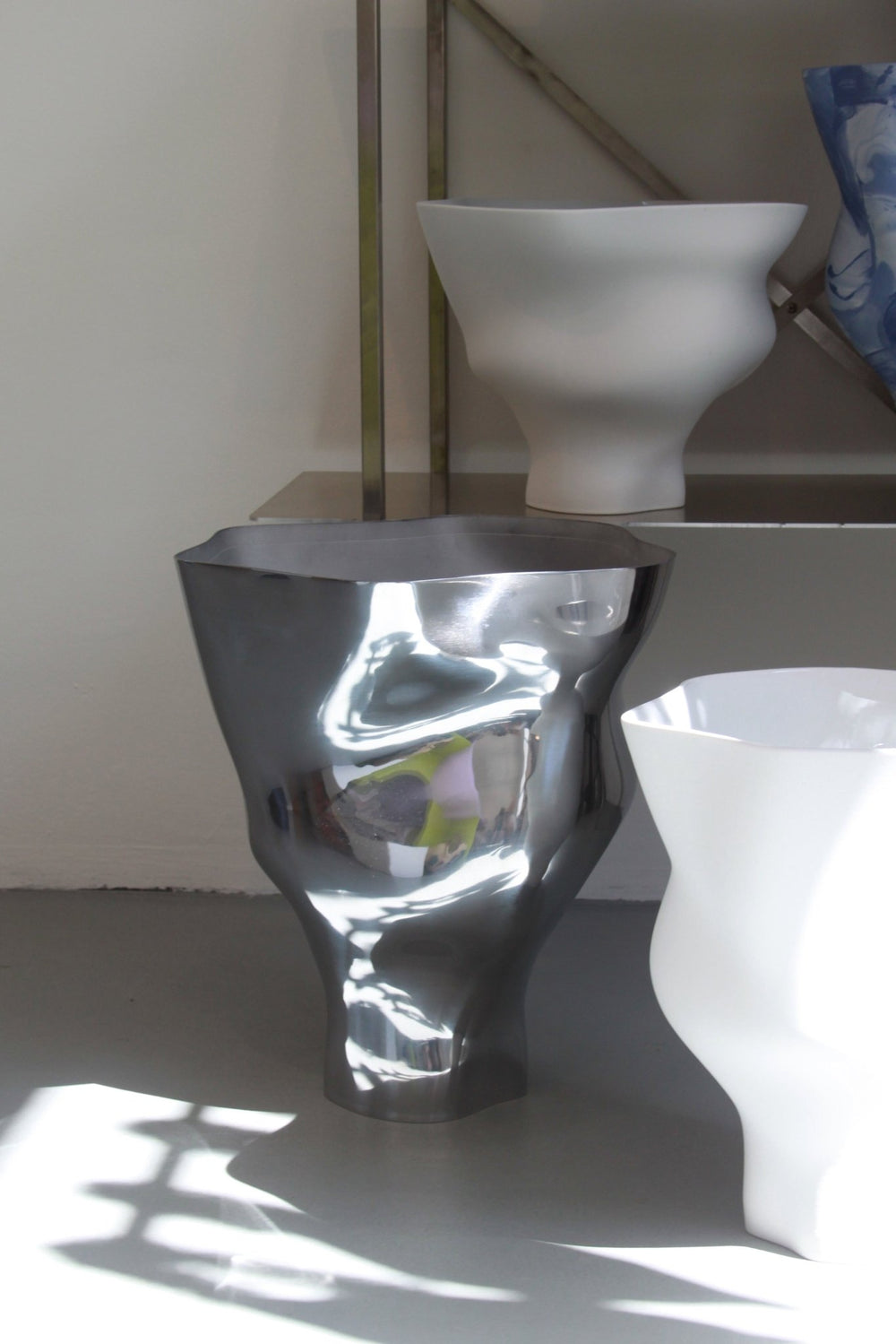 Echoes of Ice Vase N°4 by Yael Anders at White Label Project