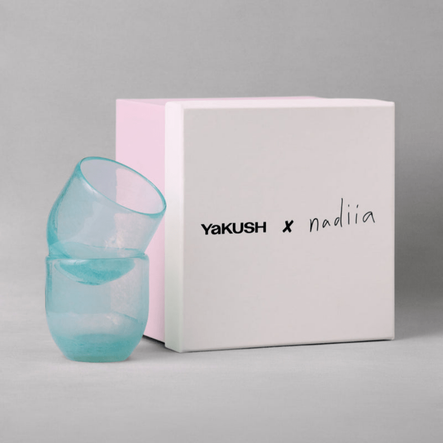Antique Well Glasses Set by Yakush at White Label Project