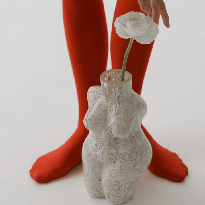 Venus Vase - White/Small by Yakush at White Label Project