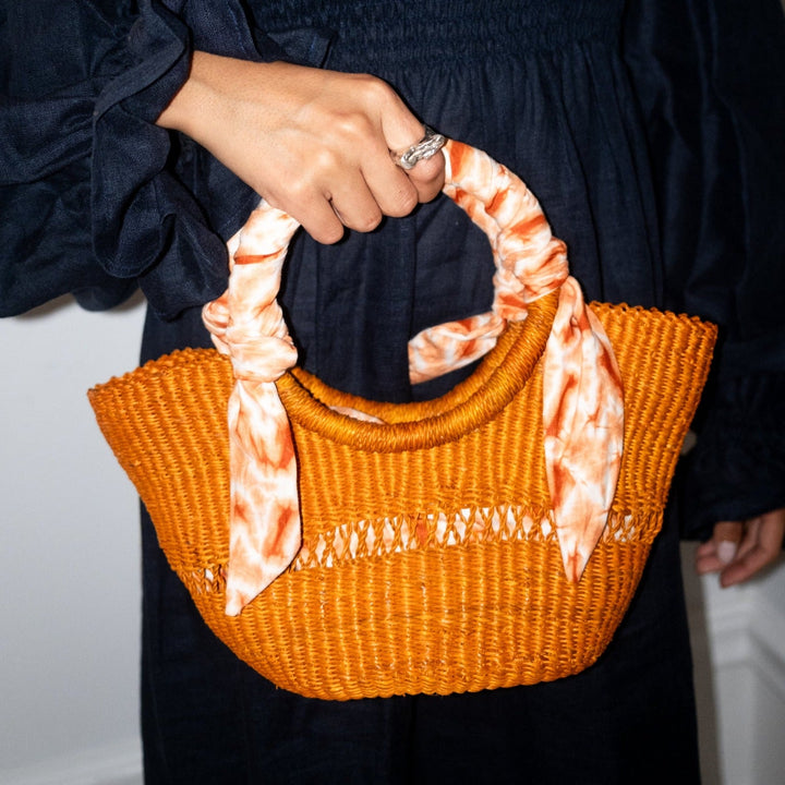 Butterfly Small Bag Orange by Aketekete at White Label Project