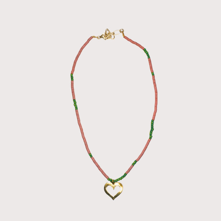 Yina Necklace — Rose Green Maame by Aketekete at White Label Project