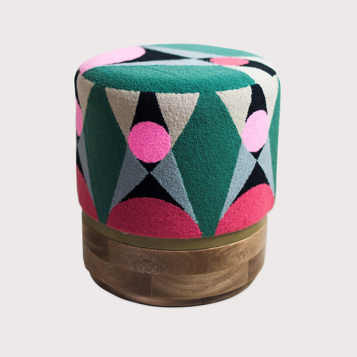 Guajira Cósmica Stool — Green by Atlas at White Label Project