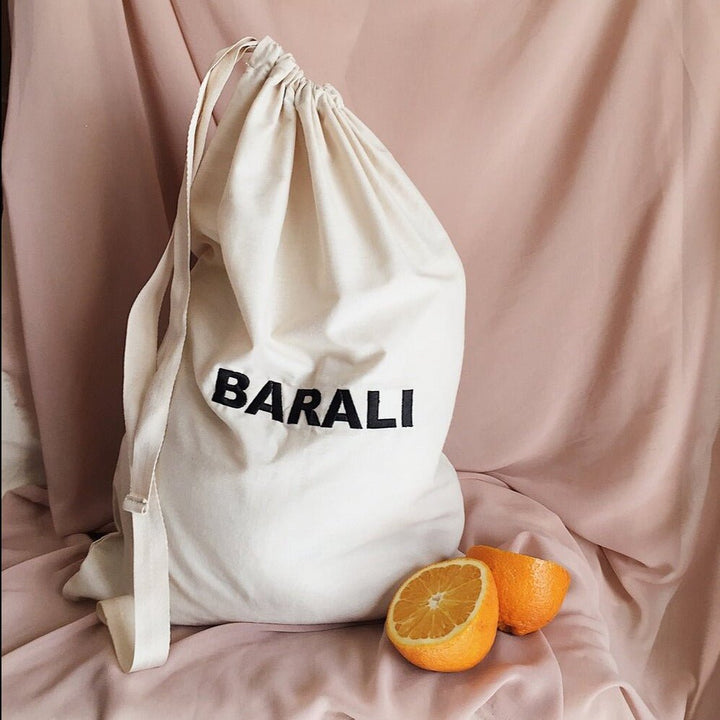Tsireletso Throw — Oat Cream by Barali at White Label Project