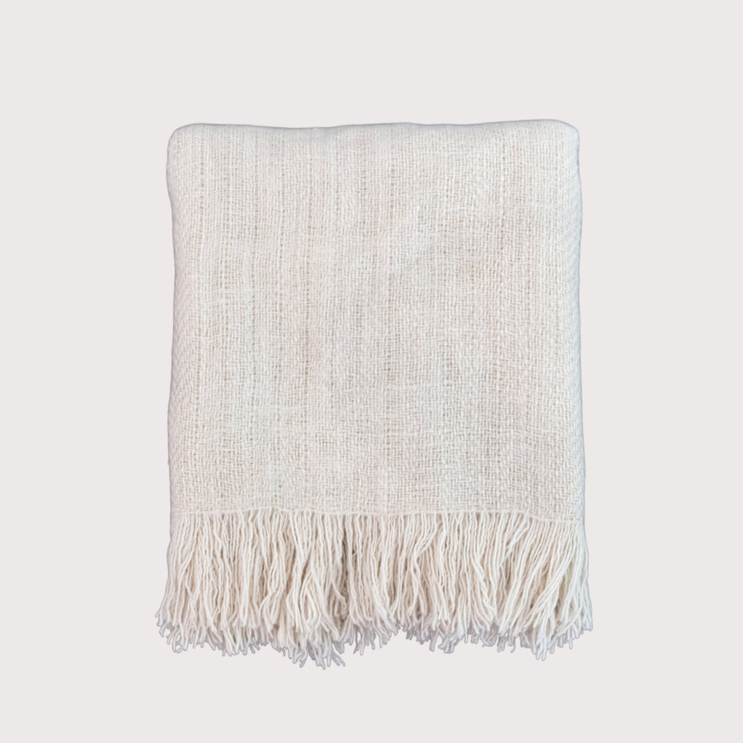 Tsireletso Throw — Violet Grey by Barali at White Label Project