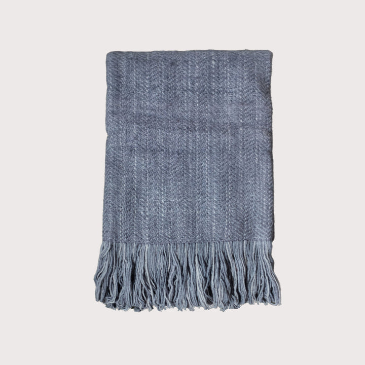 Tsireletso Throw — Violet Grey by Barali at White Label Project