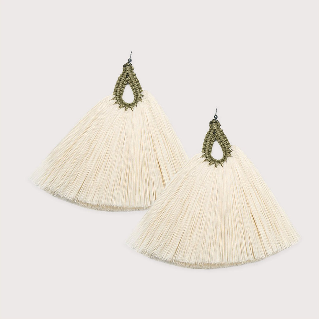 Gallo Earrings — Olive by Caralarga at White Label Project