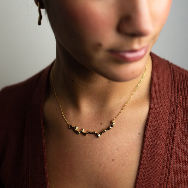 Cumulus Necklace — Gold by Curadox at White Label Project