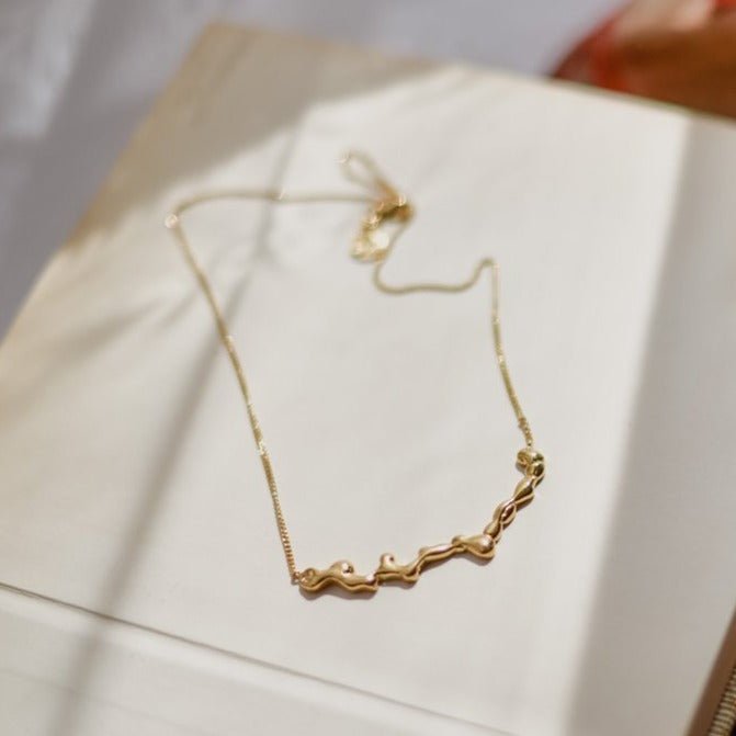 Cumulus Necklace — Gold by Curadox at White Label Project