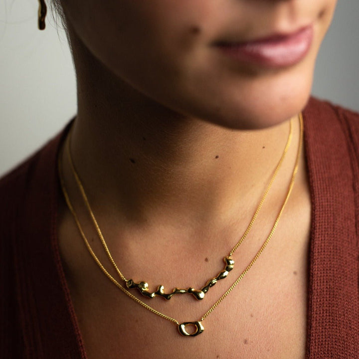 Cumulus Necklace — Gold by Curadox at White Label Project
