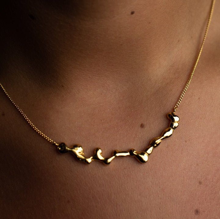 Cumulus Necklace — Gold by Curadox at White Label Project