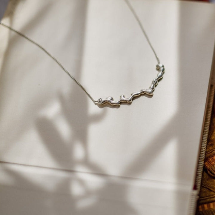 Cumulus Necklace — Silver by Curadox at White Label Project