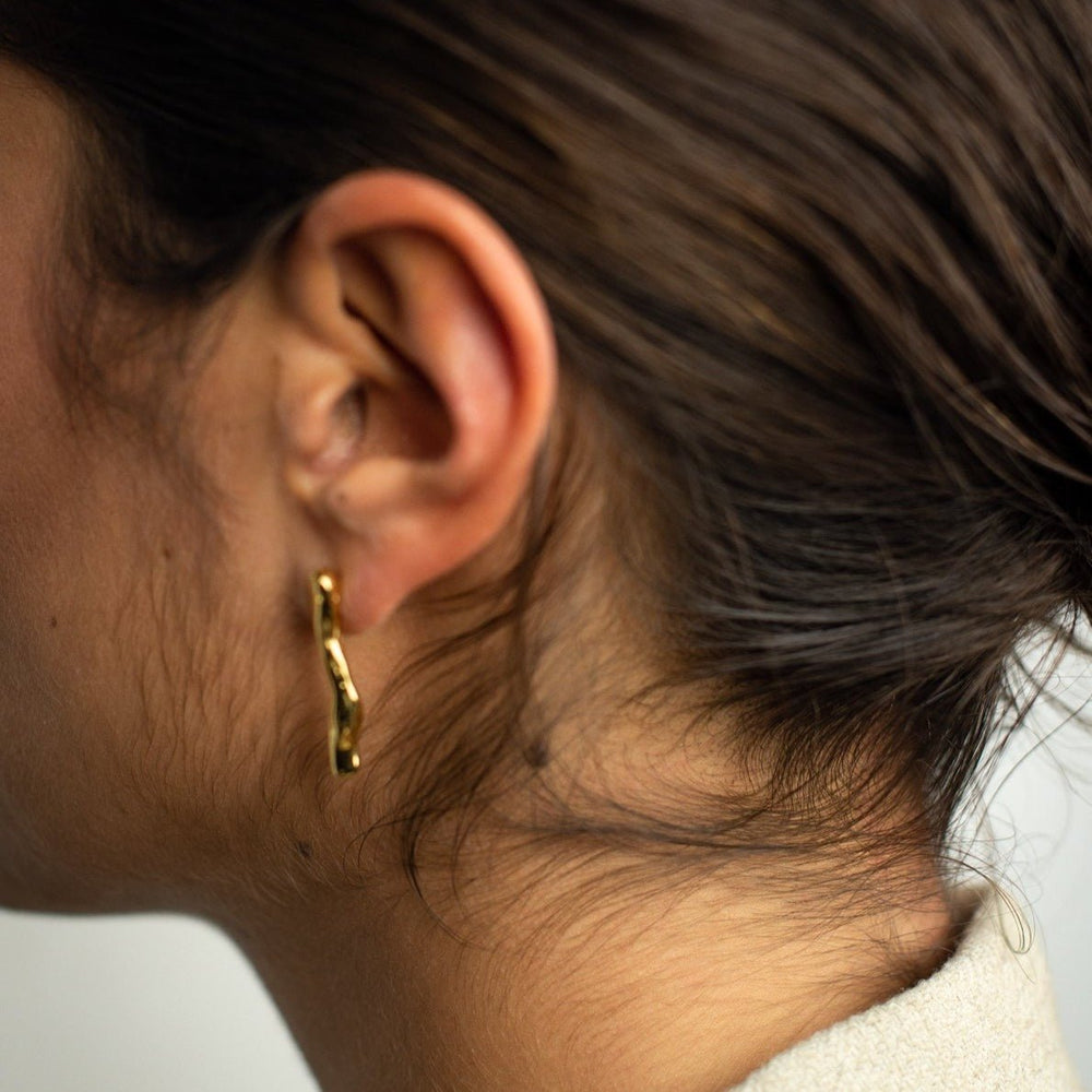 Rama Earrings — Gold by Curadox at White Label Project