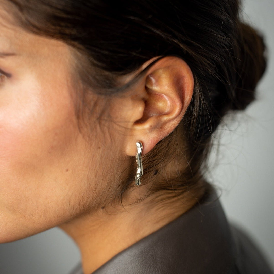 Rama Earrings — Silver by Curadox at White Label Project
