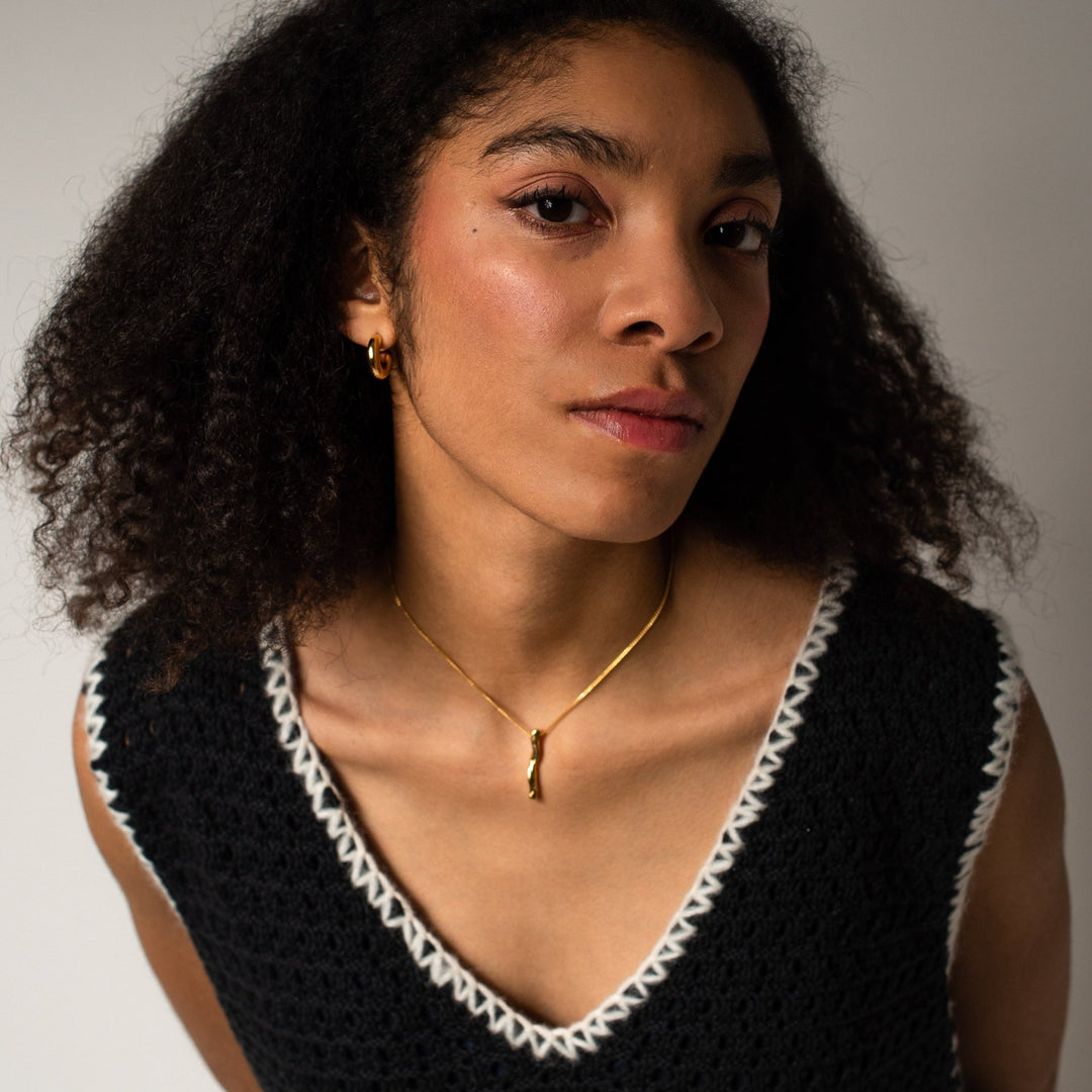 Rama Necklace — Gold by Curadox at White Label Project