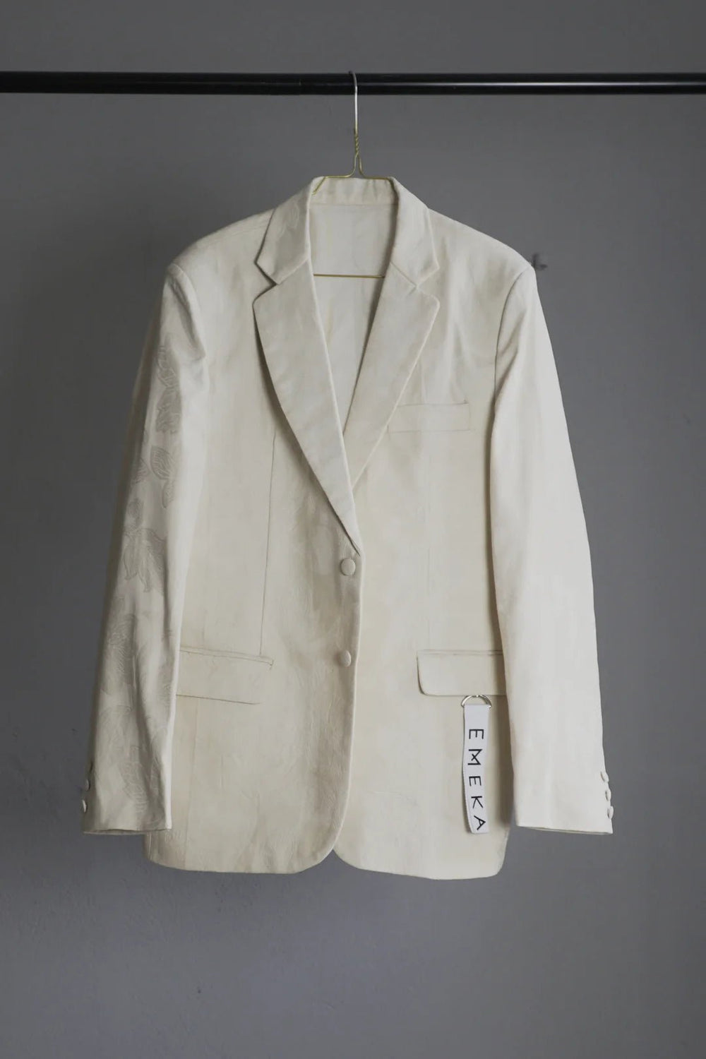 White sales business jacket