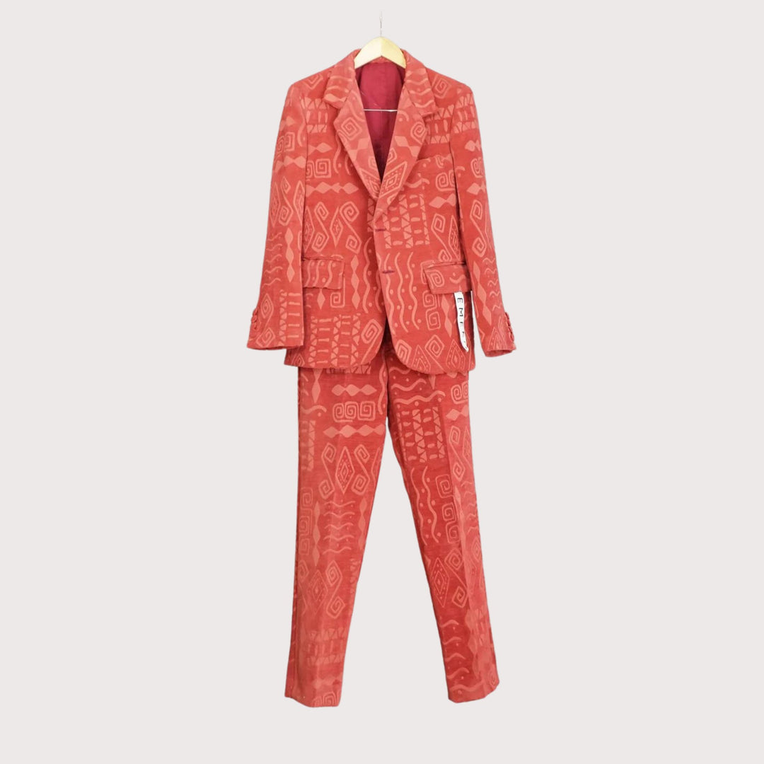 Unisex Business Unusual Suit — Red by Emeka Suits at White Label Project