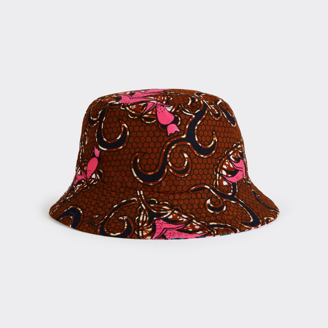 Reversible Bucket Hat Wild Turmeric by Endelea at White Label Project