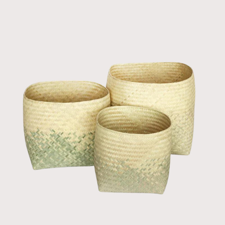 Gradient Baskets - Set of 3 by Ensamble Artesano at White Label Project