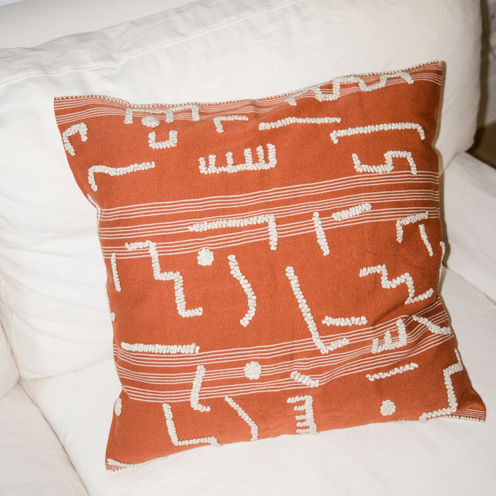 Tes Cushion - red by Ensamble Artesano at White Label Project