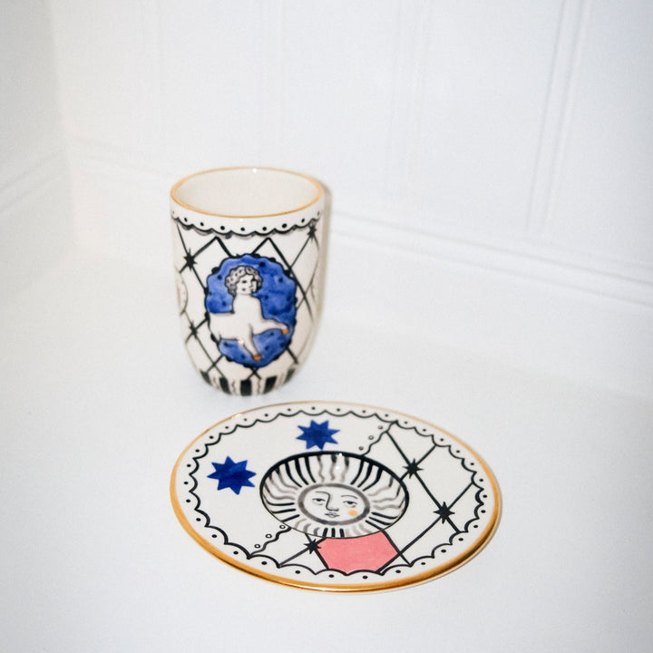 Ceramic Сup and Saucer by Gunia Project at White Label Project