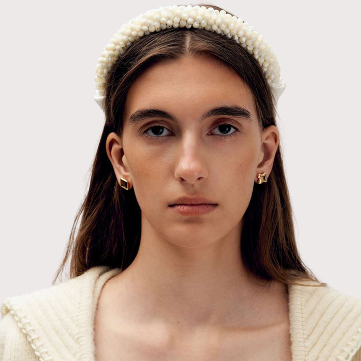 Dowry Earrings - silver by Gunia Project at White Label Project