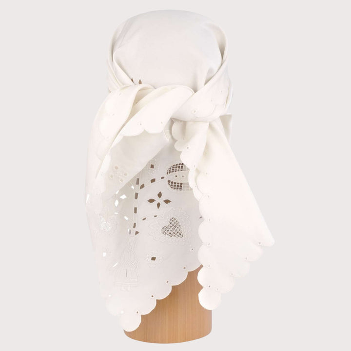 Embroidered Cap Ivory by Gunia Project at White Label Project