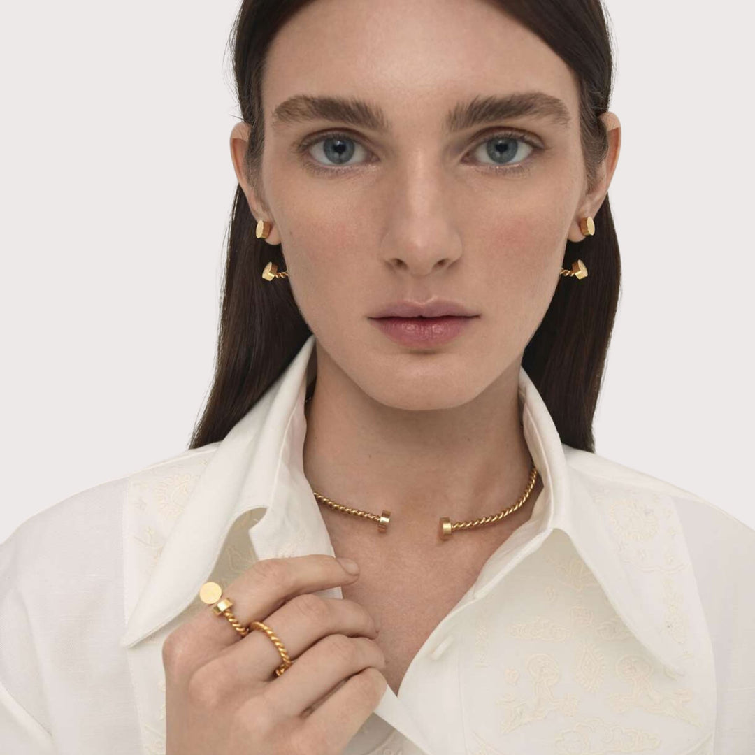 Hryvna Earrings by Gunia Project at White Label Project
