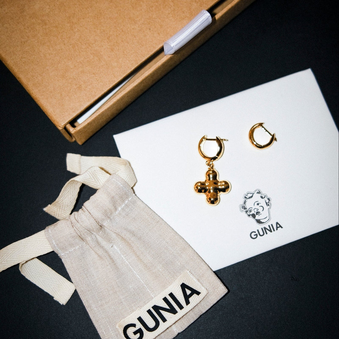 Mono Earring Cross by Gunia Project at White Label Project